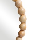 Καθρέπτης Specio pakoworld ξύλο σε φυσική απόχρωση Φ60x4.5εκ