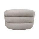 Πολυθρόνα Lexy pakoworld κρεμ ύφασμα 100x89.5x60εκ