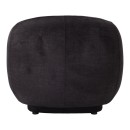 Πολυθρόνα Freya pakoworld ύφασμα σε ανθρακί απόχρωση 93x87x76εκ