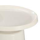 Τραπέζι σαλονιού Ginoze pakoworld μέταλλο σε λευκή απόχρωση Φ70x41εκ