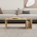 Τραπέζι σαλονιού Poko pakoworld σε oak απόχρωση 86.8x50x32,4εκ