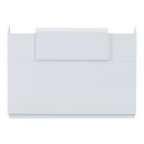 Γραφείο reception Lotus pakoworld σε λευκή απόχρωση 180x70x110εκ