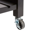 Τρόλεϊ-Ραφιέρα Claude pakoworld mdf μαύρο - φυσικό 58x48x87.5εκ