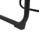 Πολυθρόνα Vindor pakoworld ύφασμα σε κρεμ απόχρωση με μαύρο μεταλλικό πόδι 65x68.5x79.5εκ