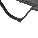 Ξαπλώστρα με μπράτσα Attain pakoworld αλουμίνιο και textilene σε ανθρακί απόχρωση191x64x32εκ