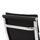 Καρέκλα γραφείου διευθυντη Mavel pakoworld PU μαύρo 55x62x100-110εκ