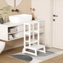 Παιδικός πύργος εκμάθησης Chiquel pakoworld τ. Montessori ξύλο σε λευκή απόχρωση 45.7x51x90εκ