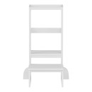 Παιδικός πύργος εκμάθησης Chiquel pakoworld τ. Montessori ξύλο σε λευκή απόχρωση 45.7x51x90εκ