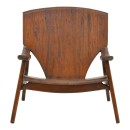 Πολυθρόνα Brazin pakoworld καρυδί teak ξύλο 72x71x77εκ