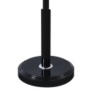 Καλόγερος Portu pakoworld μέταλλο σε μαύρη-φυσική απόχρωση Φ30x170εκ