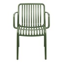 Πολυθρόνα Zoi pakoworld pp σε σκούρο πράσινο απόχρωση 55.5x57.5x79εκ