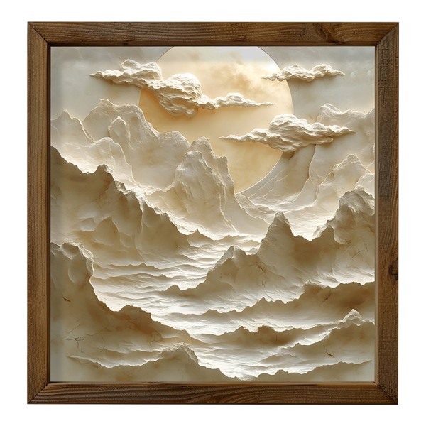 Πίνακας σε καμβά Jedia pakoworld με ψηφιακή εκτύπωση 50x3.5x50εκ