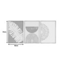 Πίνακας σε καμβά Terpen I pakoworld τρίπτυχος με ψηφιακή εκτύπωση 50x2x70εκ