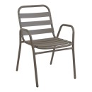 Τραπεζαρία Sussie-Ensure pakoworld 5τεμ μέταλλο-γυαλί σε σαμπανιζέ απόχρωση 140x80x70εκ