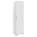 Ντουλάπι-στήλη Chad1 pakoworld λευκό gloss 45x32x169εκ