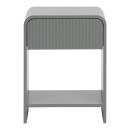 Κομοδίνο Lemperto pakoworld MDF σε γκρι απόχρωση 40x40x53εκ