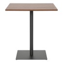 Τραπέζι Nerobian pakoworld mdf σε καρυδί απόχρωση 70x70x75εκ