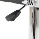 Σκαμπό μπαρ Balina pakoworld πτυσσόμενο λευκό pu-μέταλλο χρωμίου 52x53x109εκ | Συσκευασία 2 τμχ