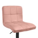 Σκαμπό μπαρ Remina pakoworld πτυσσόμενο σάπιο μήλο βελούδο-βάση μαύρο μέταλλο 44x44x112εκ | Συσκευασία 2 τμχ