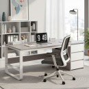 Γραφείο Salto pakoworld με συρταριέρα-MDF γκρι-λευκό 120x48x74εκ