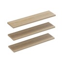 Ραφιέρα τοίχου Divar pakoworld sonoma 60x14.5x1.8εκ