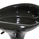 Σκαμπό μπαρ Felice pakoworld πτυσσόμενο μαύρο-βάση χρωμίου 40x43x84εκ | Συσκευασία 2 τμχ