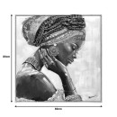 Πίνακας σε καμβά Jalo 3D Inart με πλαίσιο 80x3.5x80εκ