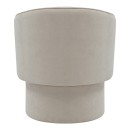 Πολυθρόνα Playmob pakoworld ύφασμα σε μπεζ απόχρωση 69x65x79εκ