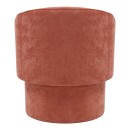 Πολυθρόνα Playmob pakoworld ύφασμα σε κεραμιδί απόχρωση 69x65x79εκ