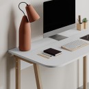 Γραφείο Malia pakoworld σε λευκή-φυσική απόχρωση 120x60.5x75εκ