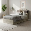 Κρεβάτι OLYMPUS pakoworld σε χρώμα castillo-toro 120x200εκ