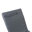 Μαξιλάρι Vertian pakoworld textilene σε ανθρακί απόχρωση 58x194x7εκ