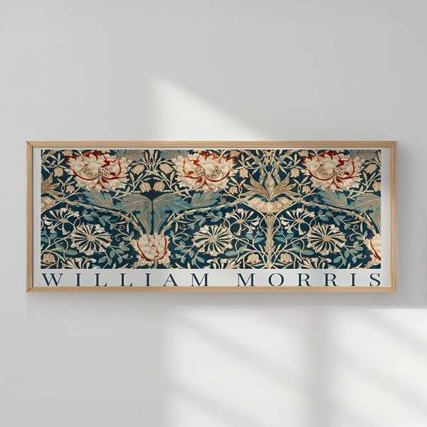 Πίνακας Morris pakoworld με ψηφιακή εκτύπωση και πλαίσιο 120x2x50εκ