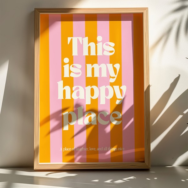 Πίνακας Happo pakoworld με ψηφιακή εκτύπωση και πλαίσιο 50x2x70εκ