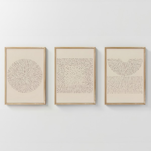 Πίνακας Fouldy pakoworld τρίπτυχος με ψηφιακή εκτύπωση και πλαίσιο 33x1.5x48εκ