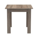 Τραπέζι Manka I pakoworld σε sonoma truffle απόχρωση 80x80x77εκ