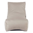 Πουφ ξαπλώστρα επαγγελματικό Otenda pakoworld αδιάβροχο σε μπεζ απόχρωση 67x110x65εκ