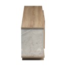 Έπιπλο τηλεόρασης Zafore pakoworld sonoma- γκρι μπεζ όψη μαρμάρου 180x33x50εκ
