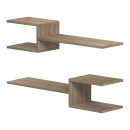 Ραφιέρα τοίχου Galler pakoworld sonoma 79x19.5x18εκ