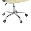 Καρέκλα γραφείου διευθυντή Kardi pakoworld μπεζ pu 66x64x117εκ