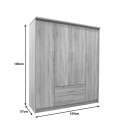 Σετ Κρεβατοκάμαρας Olympus Sonoma με Κρεβάτι 120x200εκ Σετ 4τεμ