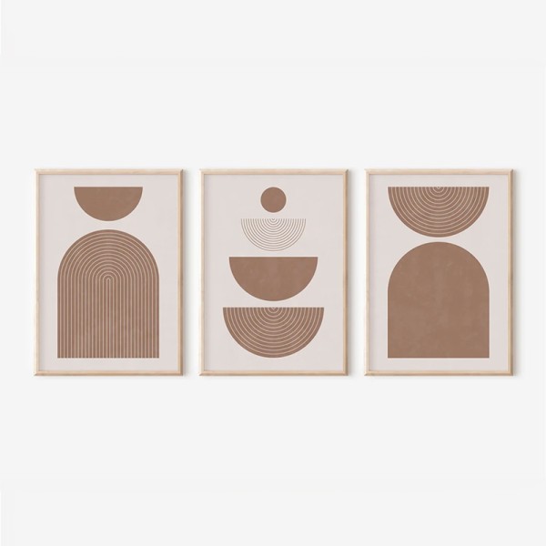 Πίνακας Loana pakoworld τρίπτυχος με ψηφιακή εκτύπωση και πλαίσιο 33x1.5x48εκ