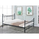 Κρεβάτι Beowulf pakoworld μαύρο μεταλλικό 150x200εκ