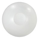 Τραπέζι σαλονιού Coffelty Inart μασίφ ξύλο ακακίας - λευκό μέταλλο Φ90x40εκ