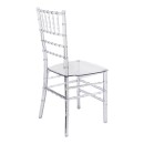 Καρέκλα Tiffany pakoworld διάφανο pc 38x38.5x88εκ