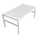 Σαλόνι Gardenly pakoworld σετ 4τμχ αλουμίνιο σε λευκή απόχρωση με μπεζ μαξιλάρια