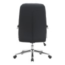 Καρέκλα γραφείου διευθυντή Normie pakoworld pu μαύρο 58x65x103-111εκ