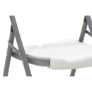 Καρέκλα catering-συνεδρίου πτυσσόμενη Edison pakoworld χρώμα λευκό | Συσκευασία 4 τμχ