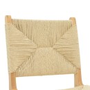 Καρέκλα Arten pakoworld σχοινί-rubberwood σε φυσική απόχρωση 60x55x85εκ