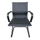 Καρέκλα γραφείου επισκέπτη Valter pakoworld pu μαύρο 55.5x48x88εκ